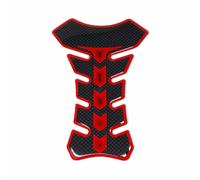 Paraserbatoio Tank Pad Adesivo 3D per Moto Color Rosso Carbon
