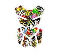Paraserbatoio Tank Pad Adesivo 3D per Moto Full Sticker Bomb