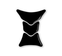 Paraserbatoio Tank Pad Adesivo 3D per Moto Racing Modulare, Nero