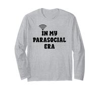 Parasocial Era 2026 Funny Gen Z Gen Alpha Parasocialite WiFi Maglia a Manica