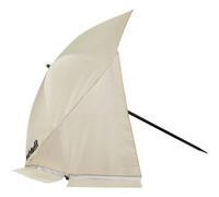 Parasol da spiaggia con parasole VirtuFit Beige 160x160x180 cm