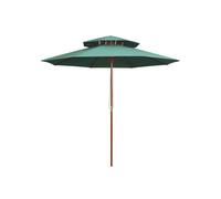 Parasol da terrazza 270 x 270 cm con palo in legno verde 02_0008414