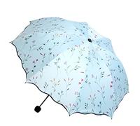 Parasol Manual Portable Folding Travel Umbrella Compact Light Strong Stand up To Snow Storm