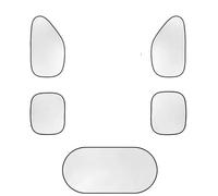 Parasole a copertura totale per finestrini laterali auto, adatti per Ford Figo C-Max Ranger Transit S-Max Galaxy Flex Raptor Fusion GT