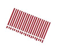 Parasole a righe di ricambio per tenda da patio, tessuto resistente per ripari esterni, 3 x 20 cm, 30 x 3 m, 60 x 25 cm, tela rossa per protezione solare