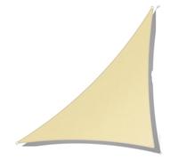 Parasole a vela triangolare in tessuto estere | Giallo, diverse misure: patio, giardino, esterno(5x5x5m)