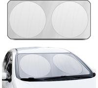 Parasole Anteriore Pieghevole Argento 150 X 80 Cm. Protegge L'Interno Dell'Auto