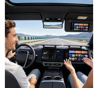 Parasole Antiriflesso per GPS Auto,Copri Cruscotto Antiriflesso Schermo Display Auto,Copri Console Centrale - Per Guidatore Furgone SUV Camper Viaggio Strada Estiva Pendolarismo Quotidiano
