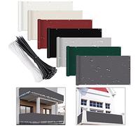 Parasole antivento per balcone, 100 x 145 cm, grigio scuro, include corda e fascette per cavi, perfetto per giardino, terrazza e cortile, protezione dalla luce solare