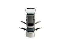 Parasole Auto Auto Parasole Copertura Per Lexus Per GX 470 2003 2004 2005 2006 2007 2008 2009 Alette Parabrezza Finestra Tende Da Sole Accessori(Rear Windshield)