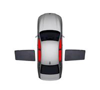 Parasole Auto Auto Parasole Per Deepal S05 C857 2024-2026 Blackout Mesh Blocchi Isolamento Termico Parabrezza Telaio Tenda(2pcs Rear)
