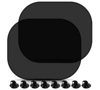 Parasole Auto Bambini,2 Pezzi Tendine Parasole Auto Universali,44x35cm Parasole per Finestrini Laterali Auto con Protezione UV,Autoadesivo con 8 Ventose Calza Parasole Auto