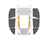 Parasole Auto Finestrino Laterale Per Dodge Per Caricatore Per Base 2006 2007 2008 2009 2010 Finestra Automobile Parasole Tenda Magnetica Maglia Parabrezza Anteriore(Car Window -6Pcs)