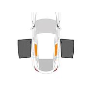 Parasole Auto Finestrino Laterale Per Dodge Per Caricatore Per Base 2006 2007 2008 2009 2010 Finestra Automobile Parasole Tenda Magnetica Maglia Parabrezza Anteriore(Rear -2Pcs)