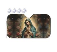 Parasole Auto Holly Mary Blessed Virgin Mary Our Lady of Guadalupe Mother of God Copri Parabrezza Pieghevole Copertura Parabrezza Drôle Coprisole per Autocarri Generale Fuoristrada Veicoli S
