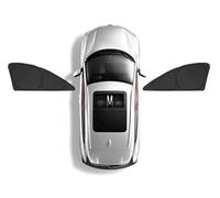 Parasole Auto Interno Per Per Tiguan SWB AD1 AX1 2017 2018 2019 2020-2024 Parasole A Copertura Totale Per Finestrini Visiera Parasole Pieghevole Nera Copri Sole Auto(Front Side Windows)