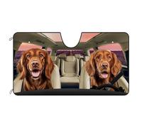 Parasole Auto Irish Setter Dog In The Lavender Flowers S