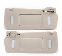 Parasole auto Pannello Parasole Per GMC Per Sierra Per Yukon 2007-2014 Beige ABS Luci Trucco Visiera Parasole 22850306 22850310(2Pc)