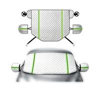 Parasole auto parabrezza esterno Compatibile con BYD Atto 3 2021-2027 | , Resistente alla neve, al gelo, al ghiaccio, alle foglie, ai raggi UV e all'acqua (argento).