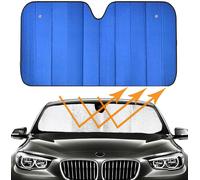 Parasole Auto Parabrezza Interno Pieghevole - Coprisole Auto UV Con Ventose E El