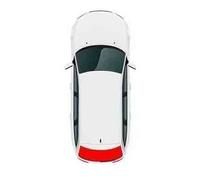 Parasole Auto Parabrezza Interno Tendina Parasole Magnetica Finestrino Auto Per Land Per Rover Per Range Per Sport L494 2014-2022, Con Telaio Parabrezza Anteriore Rete(BACK WINDOW)