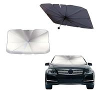 Parasole Auto Parabrezza,Parasole Anteriore Pieghevole,Parasole Auto ad Ombrello per Parabrezza Interno,Blocca il 99.9% dei Raggi UV, per Auto,SUV,Camion,Autocarri,140 * 80cm
