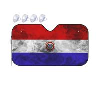 Parasole Auto Parabrezza Pieghevole Copri Parabrezza per Car Anti-UV Parasole per Auto Universale per Camion Estate SUV Bandiera Fiammante Vintage del Paraguay S