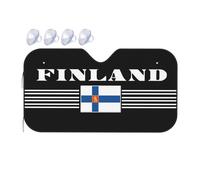 Parasole Auto Parabrezza Pieghevole Copri Vetro Car Anti-UV Copri Parabrezza per Car Universale per SUV Camion Estate Bandiera Finlandese della Finlandia S