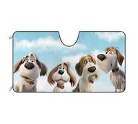 Parasole Auto Parabrezza Portabile Copri Parabrezza per Car Impermeabile Parasole per Auto Universale per SUV Camion Estate Famiglia Petit Basset Griffon Vendeen M