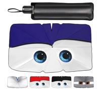 Parasole Auto,Parasole Auto Parabrezza Interno 140 X 79cm, Parasole Parabrezza Occhi, Ombrello Parasole Auto, UV e il Calore, Viene con Borsa di Conservazione, Adatto per Auto e SUV