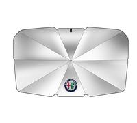 Parasole Auto per Alfa Romeo 159 156 Giulietta Mito Giulia Spider Brera, Ombrello Parasole Parabrezza Interni Macchina Protezione dal Calore Solare per Bloccare la Luce Raggi UV