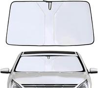 Parasole Auto per Audi A4 B9 Avant 2017 2018 2019 2020 2021 2022 2023, Parasole Auto Parabrezza Interno Pieghevole Contro I Raggi UV Accessori Auto,Silver
