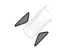 Parasole Auto Per BMW Per X3 G01 2018-2024 Auto Parasole Scudo Parabrezza Anteriore Telaio Tenda Posteriore Finestrini Laterali Tende Da Sole Visiera Parasole Finestrini Auto(Triangular Windows)