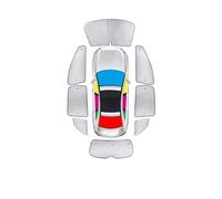 Parasole Auto Per BYD Per Song Per Plus Per Seal U Per Sealion 6 2024 2023 2025 Parabrezza Auto Parasole Isolamento Termico Protezione Anti-UV Accessori(All Sunshades 8pcs)