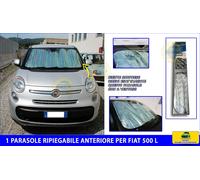 PARASOLE AUTO PER FIAT 500 L RIFLETTENTE PARABREZZA ARGENTO METALLICO PARA SOLE