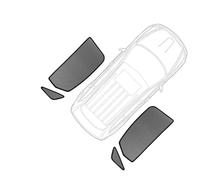 Parasole auto Per LDV Per Maxus D90 2018-2023 Parasole Auto Schermo Magnetico Parabrezza Anteriore Telaio Tendina Finestrini Laterali Posteriori Visiera Tendine Parasole(Rear Triangular)
