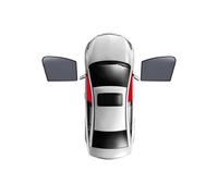 Parasole Auto Per Volvo EX30 2023 2024 2025 2026 | Parasole Parabrezza Auto Parabrezza Maglia magnetica Materiale poliestere Blocco UV pieghevole(2PCS Front)