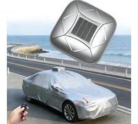Parasole auto, tenda auto, guscio protettivo - Copertura solare automatica con telecomando, retrattile contro sole, neve e grandine, allarme antifurto per berline Silver-YL