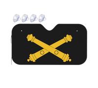 Parasole Auto The Crossed Cannons Insignia of The Us Army Field Artillery Copri Parabrezza Drôle Copertura Parabrezza Protezione UV Coprisole per Generale Fuoristrada Veicoli SUV S