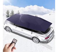 Parasole Automatico per Auto, Ombrellone per Auto con Telecomando, Riparo Portatile Pieghevole per Sole E Intemperie, Scudi Protettivi per Neve, Gelo, Grandine Blue-5.2m