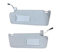 parasole con copri-specchio Per Jetta MK7 Per A7 Per Skoda Per Octavia 3 5G0857551 5G0857552 Grigio Visiera Parasole Interna Specchio Per Il Trucco(1 Pair)