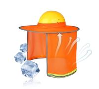 Parasole da Casco Rigido Strisce Riflettenti Rete Alta Visibilità