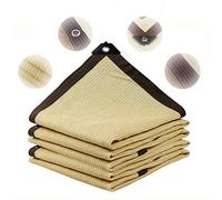 Parasole da esterno con occhielli 90% protezione UV traspirante tessuto a rete per patio, giardino, balcone, serra, campeggio, disponibile nelle misure 1 x 2 m, 2 x 2 m, 2 x 3 x 4 m, 4 x 5 m, 6 x 8 m.