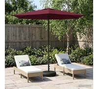 Parasole da Giardino con Base 270 x 270 cm Poliestere
