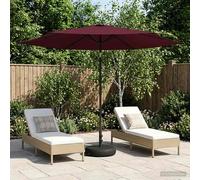 Parasole da Giardino con Base 300 x 300 cm Poliestere
