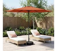 vidaXL Parasole da Giardino con Base 300 x 300 cm Poliestere