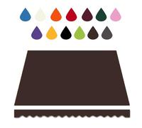 Parasole di ricambio per balconi, impermeabile, multicolore, 200 x 600 cm, ideale per esterni, colore marrone, resistente ai raggi UV, 6 pezzi, perfetto per terrazze e terrazze