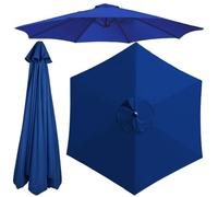 Parasole di ricambio per ombrellone da giardino da 200 cm/270 cm/300 cm, 6 o 8 stecche, per migliorare la tua esperienza all'ombra del patio