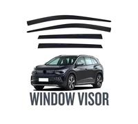 Parasole for finestrino auto compatibile con VW ID6 2021-2022, deflettori antivento Ventvisor, visiere antipioggia(No bright bars)