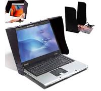 Parasole for Laptop,paraluce telescopico e Regolabile for Schermo di Computer Desktop da 17-24 pollici/41-69 cm,paraluce Rimovibile su Tre Lati for Monitor di Computer,for la Protezione della Privacy